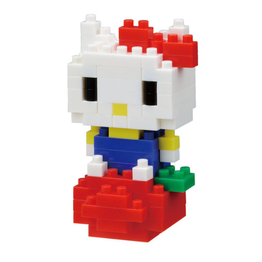 Kawada NBCC-018 nanoblock Sanrio Hello Kitty Apple