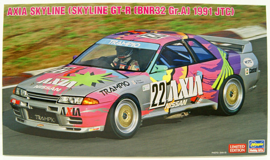 Hasegawa 1/24 Axia GT-R (Skyline GT-R BNR32 Gr.A 1991 JTC) Plastic Model