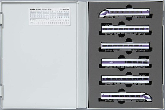 Tomix 98759 Tobu Railway Series 100 'Spacia' (Miyabi Color) 6 Cars Set (N scale)