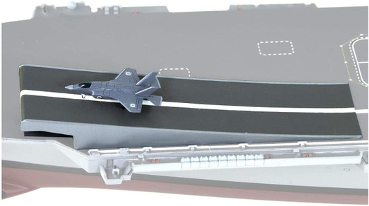 Pit-Road 1/700 Ski Jump Deck & F-35B Set Plastic Model