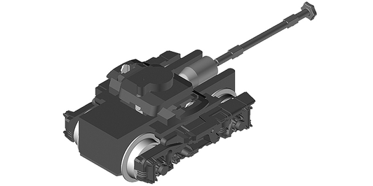 Kato Parts 740693D1 Truck Set (Bogie) for Powered Car MOHA 164 ’Alps’ (N scale) ASSY