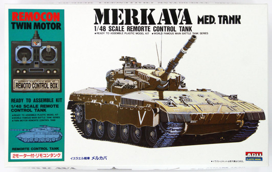 Arii 441541 MERKAVA MED.TANK Remorte Control Tank 1/48 Scale Kit
