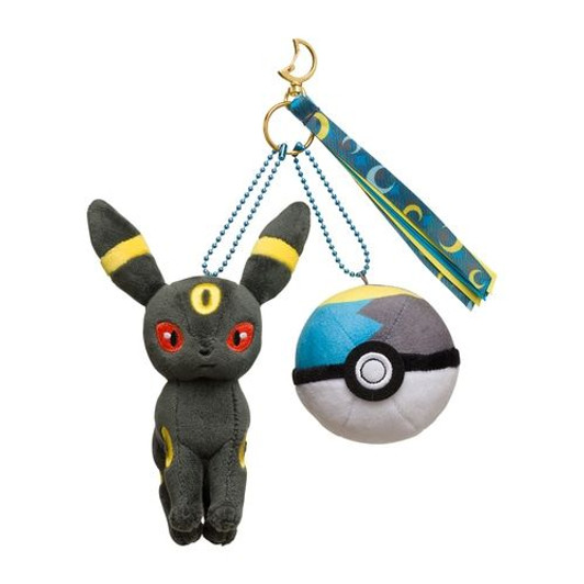 Pokemon Center Original Ball Freak Pair Mascot Umbreon & Moon Ball