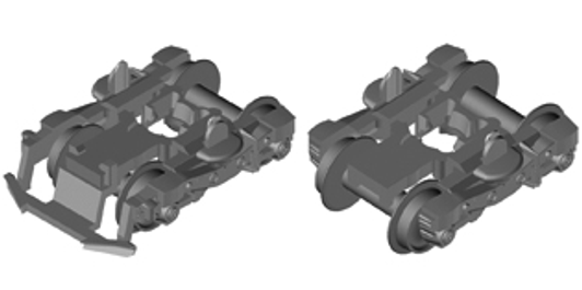 Kato Parts 74231-4D Truck Set (Bogie) For Aoimori KUHA 700(N scale) ASSY