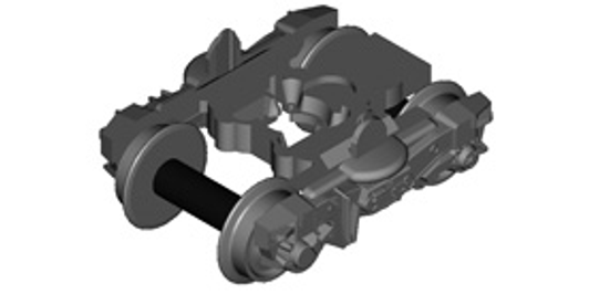 Kato Parts 74162-1D Truck Set (Bogie) WDT63C For KUMOHA 322 (N scale) ASSY