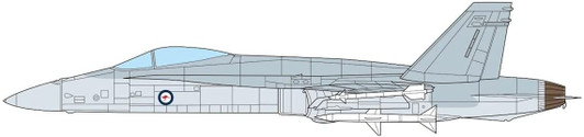 Platz 1/144 F/A-18A Hornet Royal Australian Air Force (set of 2) Plastic Model Kit Platz 1/144 F/A-18A Hornet Royal Australian Air Force (set of 2) Plastic Model Kit