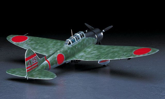 Hasegawa 1/48 Aichi D3A1 Type 99 Carrier Dive Bomber (Val) Model 11 'Midway Island' Plastic Model