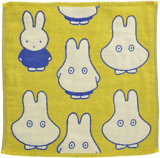 Marushin Dick Bruna Miffy Mini Towel 'Ghost Miffy' Marushin Dick Bruna Miffy Mini Towel 'Ghost Miffy'