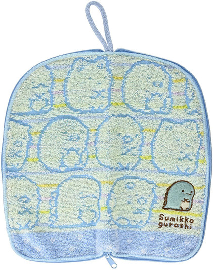 Marushin Sumikko Gurashi 'Gathering Sumikko Gurashi' Towel with zipper Marushin Sumikko Gurashi 'Gathering Sumikko Gurashi' Towel with zipper