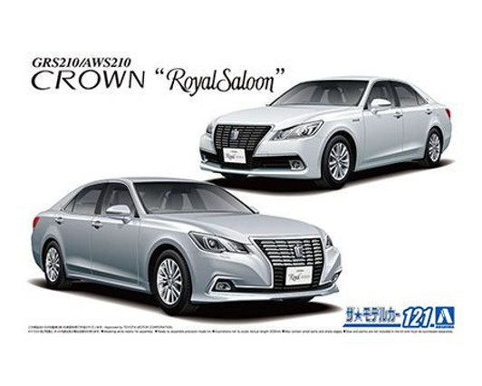Aoshima The Model Car 1/24 Toyota GRS210/AWS210 Crown Royal Saloon G '15 Plastic Model
