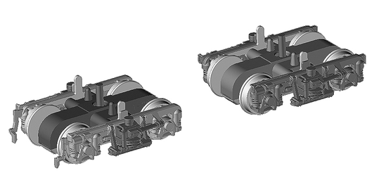 Kato Parts 1-607D Truck Set (Bogie) TR58 For KIHA 82 (HO scale) ASSY