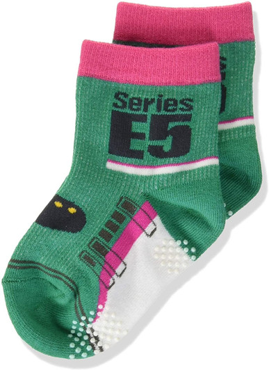 Railway Socks for Baby (Techushita) E5 Hayabusa (Size 12-16cm) Mesh Type