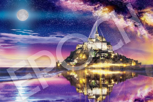 Epoch 22-101s Jigsaw Puzzle Mont Saint-Michel During Night (2016 S-Pieces)