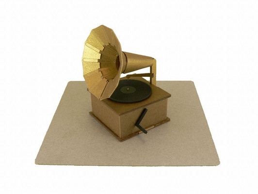 Sankei MP01-20 Gramophone 1/12 Scale Paper Kits