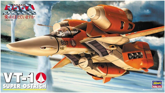 Hasegawa 1/72 VT-1 Super Ostrich Fighter Plastic Model (The Super Dimension Fortress Macross)