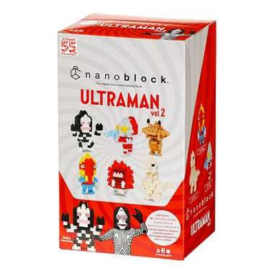 Kawada Nanoblock Mini Ultraman vol.2  1 Box (6 Pcs)