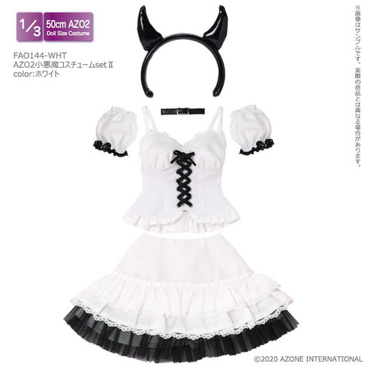 Azone FAO144-WHT 1/3 Azo2 Little Devil Costume Set 2 (White)