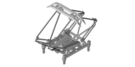 Kato Parts 74273F Pantograph PS16 for Series 117 (2pcs) (N scale) ASSY