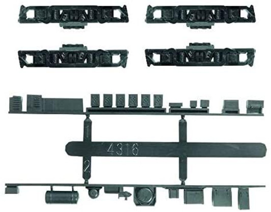Greenmax 8507 Bogie Frame & Under Floor Parts A-23 (D-16 + 4316M) Black (N scale)