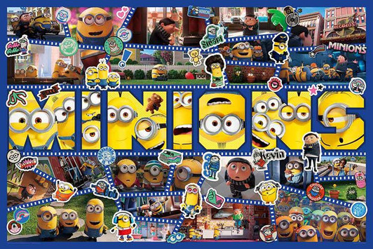Yanoman 10-1390 Jigsaw Puzzle Minions Film Strips (1000 Pieces)