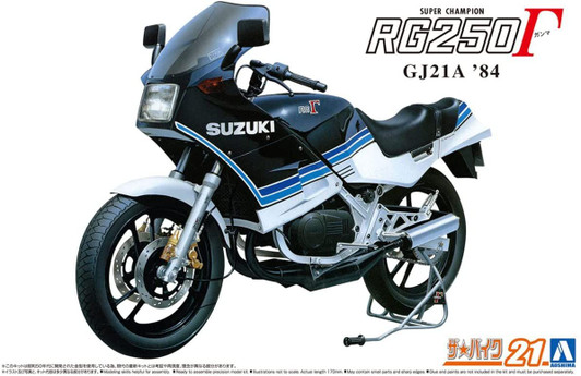 Aoshima The Bike No.21 1/12 Suzuki GJ21A RG250 Gamma '84 Plastic Model