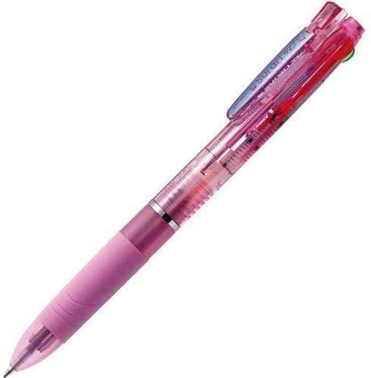 Zebra Surari 4C 4 Color Emulsion Ink Ballpoint Pen 0.7mm Light Pink