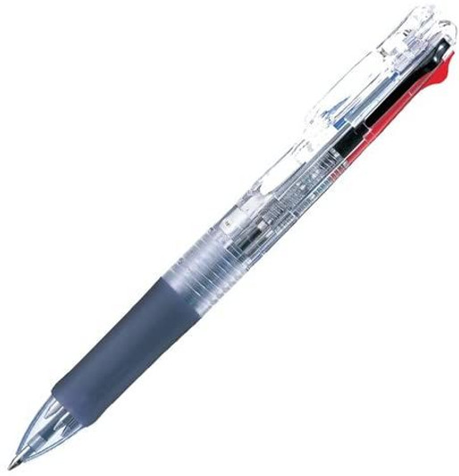 Zebra Clip-on G 4CE 4 Color Ballpoint Pen 0.7mm Clear