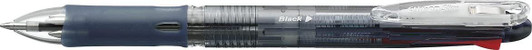Zebra Clip-on Slim 4C 4 Color Ballpoint Pen 0.7mm Black