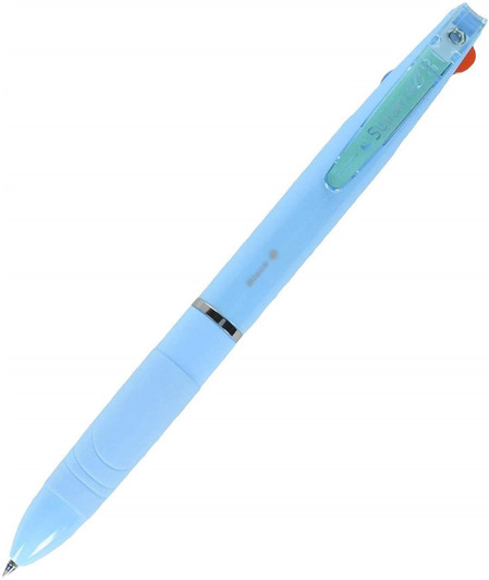 Zebra Surari 4C 4 Color Emulsion Ink Ballpoint Pen 0.5mm Light Blue