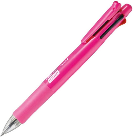 Zebra Clip-on multi F Multifunction Pen 0.7mm Cutie Pink