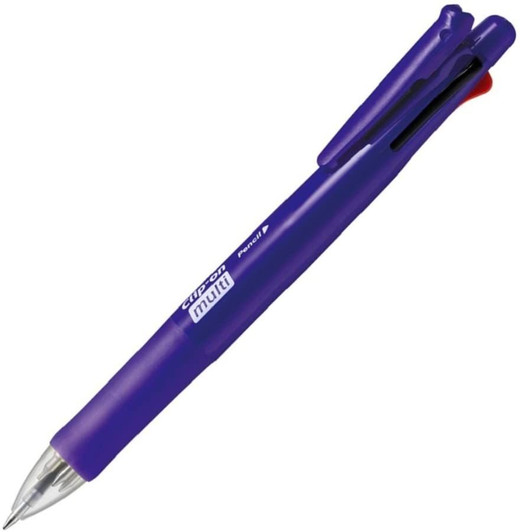 Zebra Clip-on multi F Multifunction Pen 0.7mm Elegant Violet