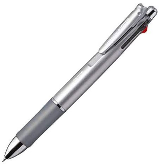Zebra Clip-on multi 1000 Multifunction Pen 0.7mm Silver