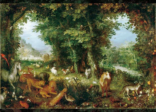 Epoch 79-411s Jigsaw Puzzle Earth of the Earthly Paradise by Jan Brueghel (1000 S-Pieces)