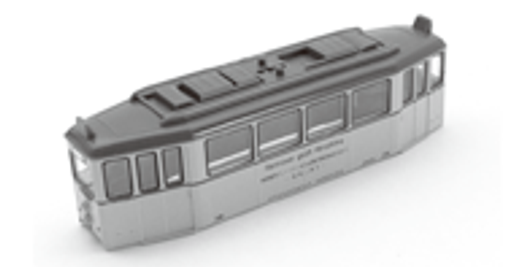 Kato Parts 14071-1A Body Parts for Hiroshima Electric Railway Type 200 (N scale) ASSY