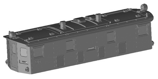 Kato Parts 3078-2A Body Parts for ED19 Shokei Yoroido (N scale) ASSY
