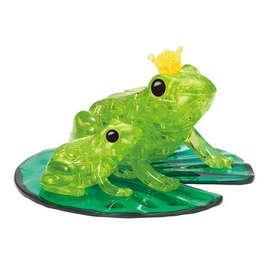 Beverly 50273 Crystal 3D Puzzle Parent and Child Frogs (42 Pieces)