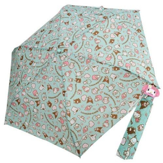 J's Planning Die Cut Folding Umbrella My Melody Blue J's Planning Die Cut Folding Umbrella My Melody Blue