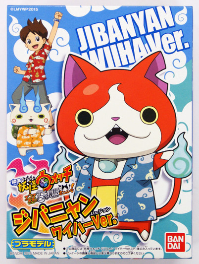 Bandai Yo-Kai Watch 044840 JIBANYAN WAIHA (Hawaii) Version Plastic Model Kit