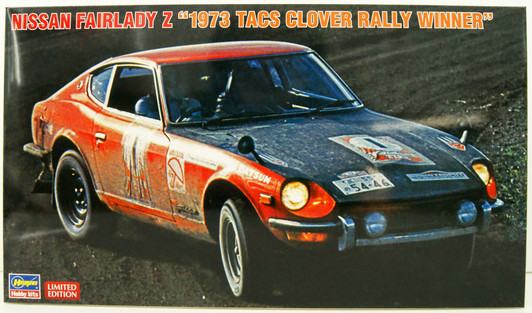 Hasegawa 1/24 Nissan Fairlady Z '1973 TACS Clover Rally Winner' Plastic Model