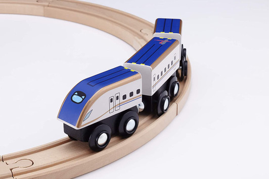 Popondetta MOK-004 moku (Wooden) TRAIN Series E7 Shinkansen Kagayaki