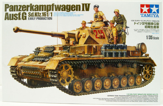 Tamiya 1/35 German Tank Panzerkampfwagen IV Ausf.G (Early Production) Plastic Model