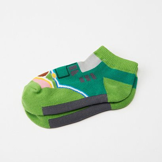 Railway Socks for Kids (Tetsushita) Furano/Biei Norokko (Size 16-20cm)