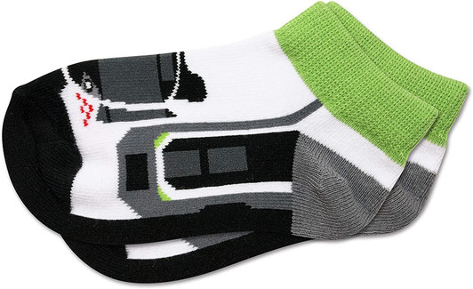 Railway Socks for Kids (Tetsushita) Hiroshima Electric Railway Type 5200 (Size 16-20cm)