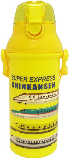 One-touch Water Bottle Shinkansen (Yellow)