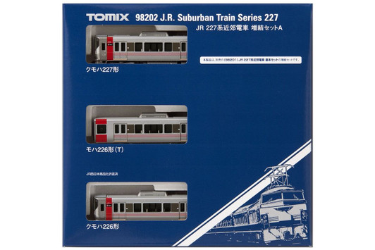 Tomix 98202 JR Series 227 Suburban Train 3 Cars Add-on Set A (N scale)