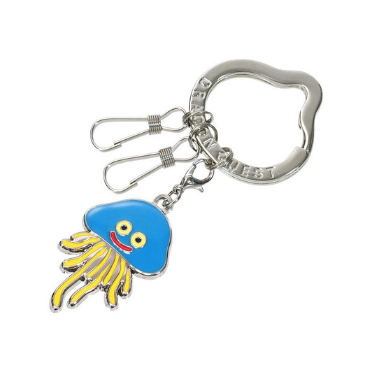 Square Enix Dragon Quest Smile Slime Metal Key Ring: Healslime
