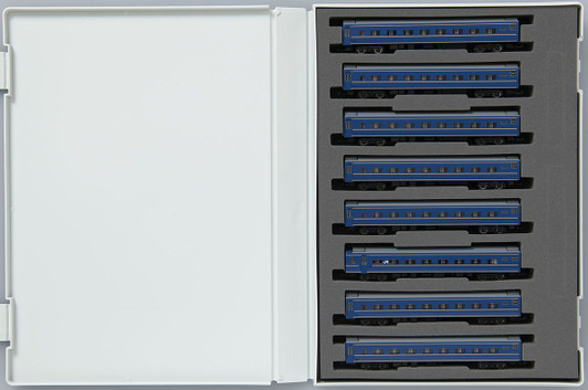 Tomix 98726 JR Limited Express Sleeping Train Series 24 Type 25 'Asakaze' (JR East Ver.) 8 Cars Add-on Set (N scale)