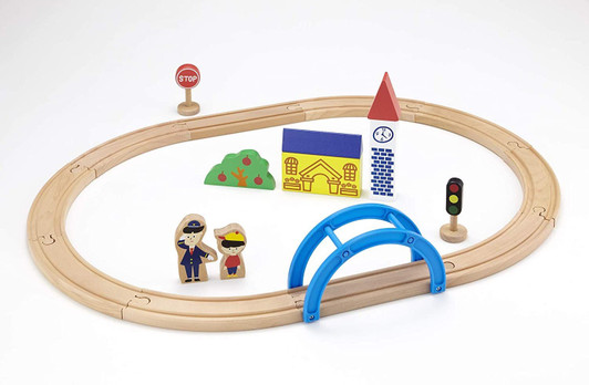 Popondetta MOK-504 moku (Wooden) TRAIN New Start Rail Set