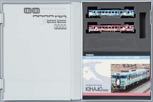 Tomix 98054 JR Diesel Train KIHA40-2000 (Kitaro/Neko-Musume) 2 Cars Set (N scale)