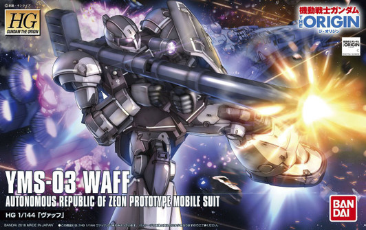 Bandai Gundam The Origin 008 YMS-03 WAFF 1/144 Scale Kit